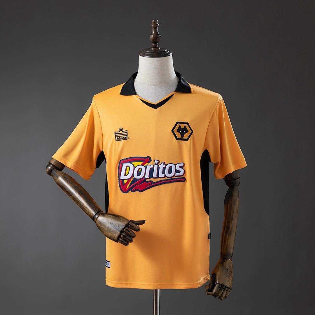 JER-3202_1 Wolves 2002-2004 Home Retro Jersey - 图片 1