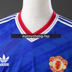 Man Utd 1986/88 Second Away Long Sleeve Retro Jersey - 图片 6
