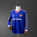 Man Utd 1986/88 Second Away Long Sleeve Retro Jersey - 图片 8