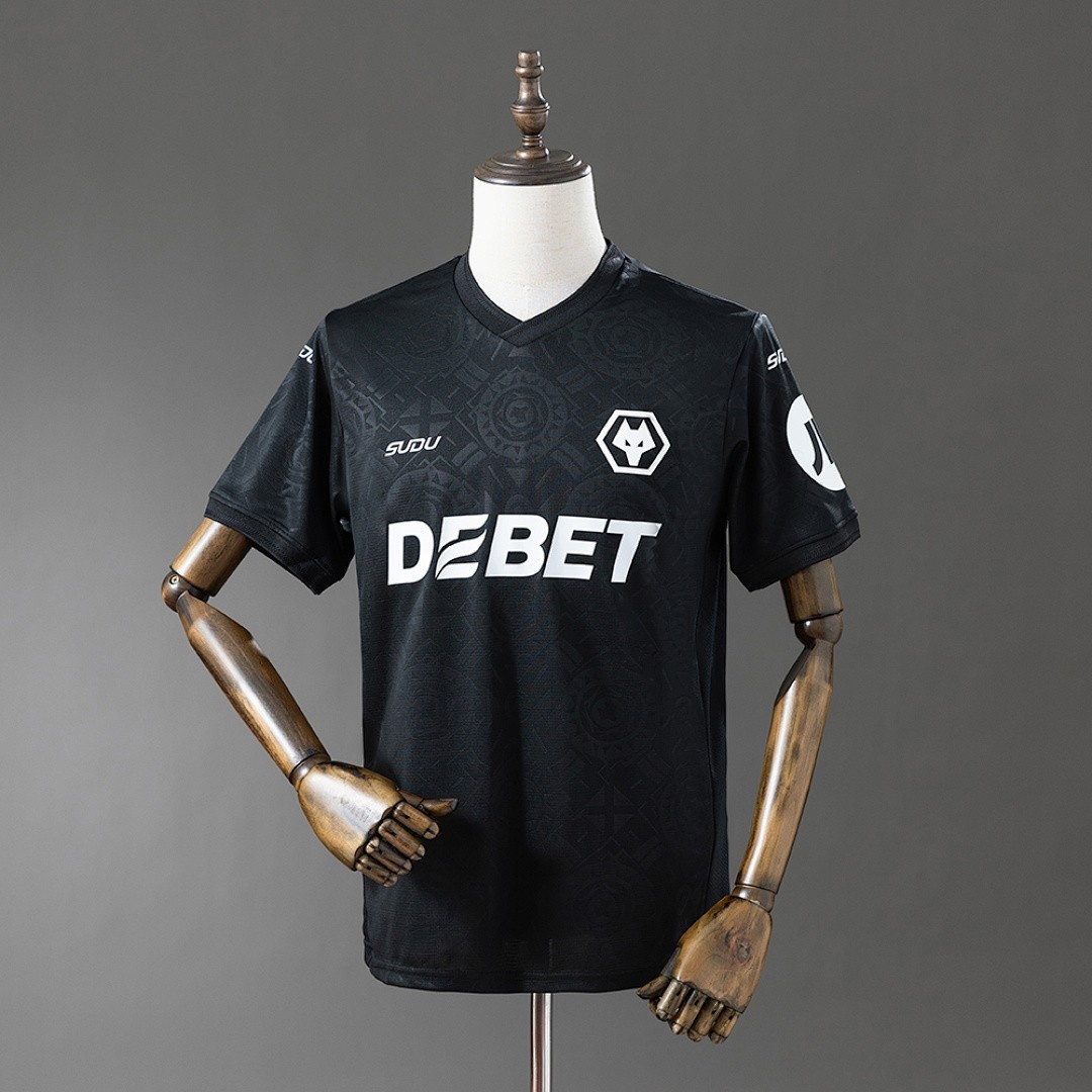JER-3212_1 Wolves 25/26 Goalkeeper Jersey Black - 图片 1