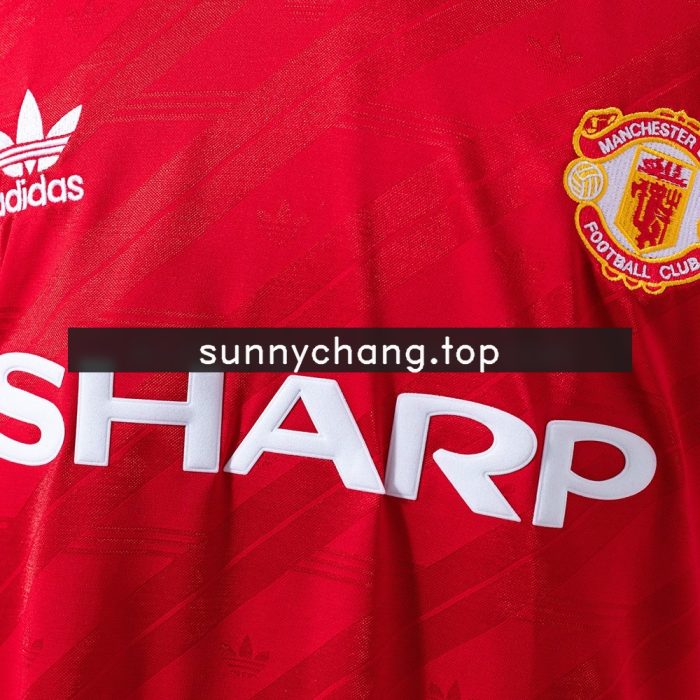 Man Utd 1986/88 Second Away Long Sleeve Retro Jersey - 图片 5