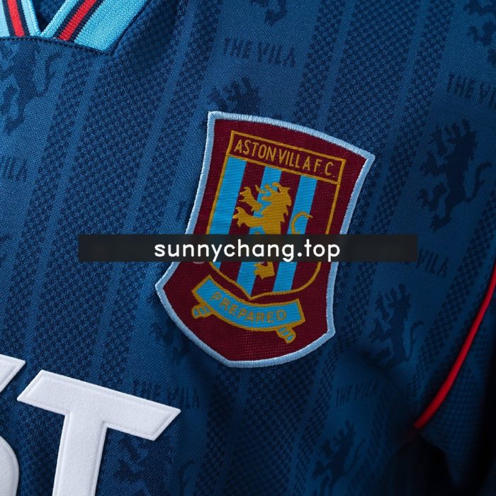 Aston Villa 1995-1996 Away Retro Jersey - 图片 6