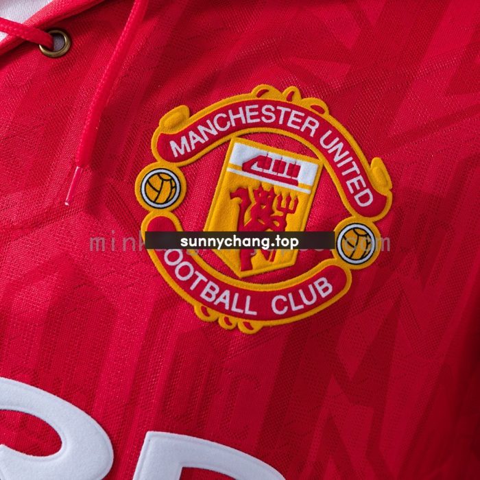 Manchester United 1992-1994 Home Retro Long Sleeve Jersey S-XXL - 图片 4