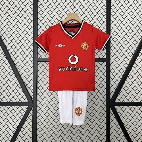 JER-3231_1 Man Utd 2000/2001 Home Kids Jersey - 图片 1