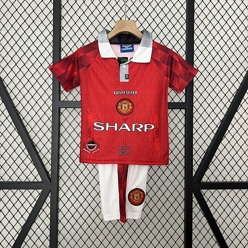 JER-3232_1 Man Utd 1996/97 Home Kids Jersey - 图片 1