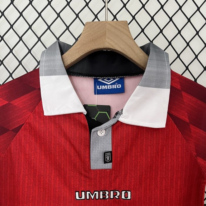 Man Utd 1996/97 Home Kids Jersey - 图片 8