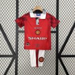 Man Utd 1996/97 Home Kids Jersey - 图片 9