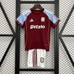 Aston Villa 25/26 Home Kids Jersey - 图片 9