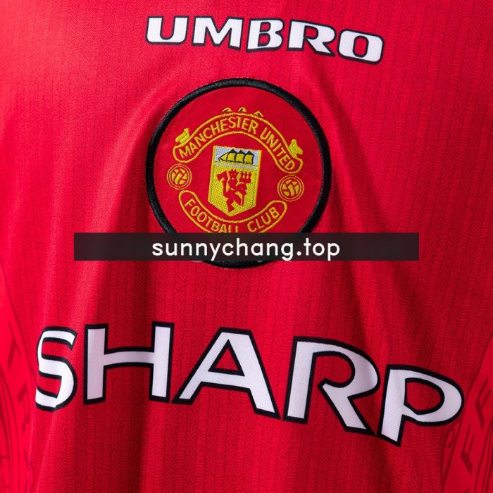 Man Utd 1996/97 Home Retro Jersey - 图片 5