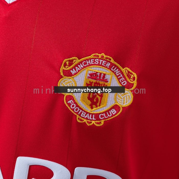 Retro 83/84 Manchester United Home Jersey S-XXL - 图片 4