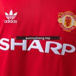 Retro 83/84 Manchester United Home Jersey S-XXL - 图片 5