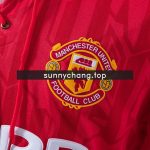 Retro 1992-1994 Manchester United Home Jersey S-XXL - 图片 4