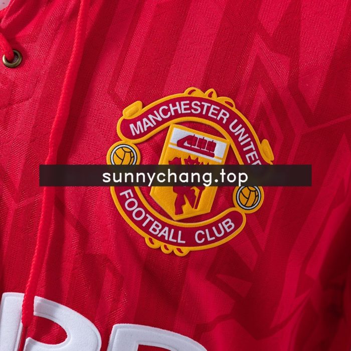 Retro 1992-1994 Manchester United Home Jersey S-XXL - 图片 4