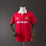 Retro 1992-1994 Manchester United Home Jersey S-XXL - 图片 8