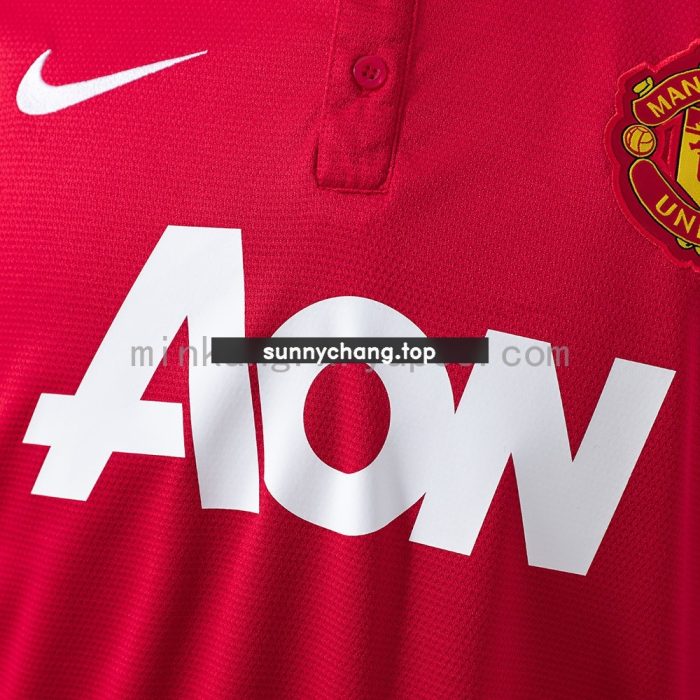 Retro 13/14 Manchester United Home Jersey S-XXL - 图片 6