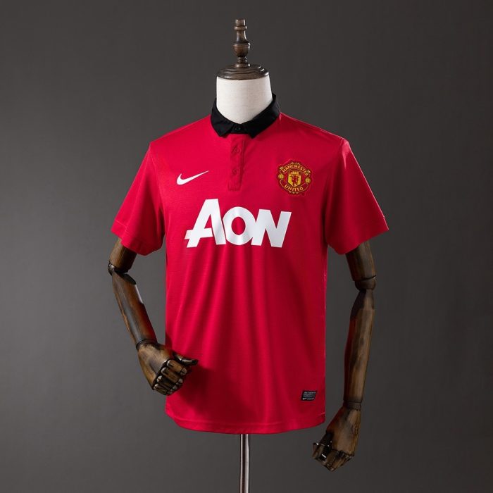 Retro 13/14 Manchester United Home Jersey S-XXL - 图片 9