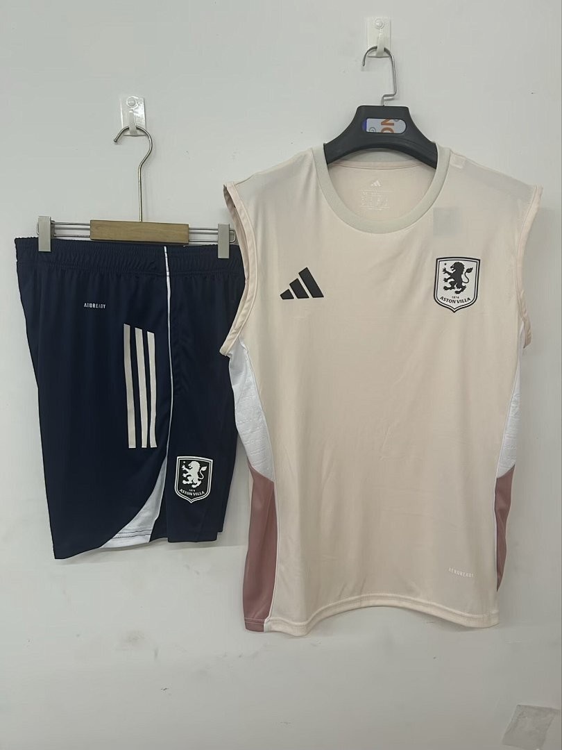 JER-3255_1 Aston Villa 25/26 Training Suit Pink - 图片 1