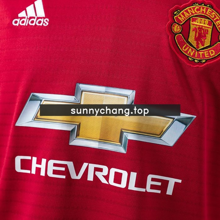 Retro 18/19 Manchester United Home Jersey S-XXL - 图片 6