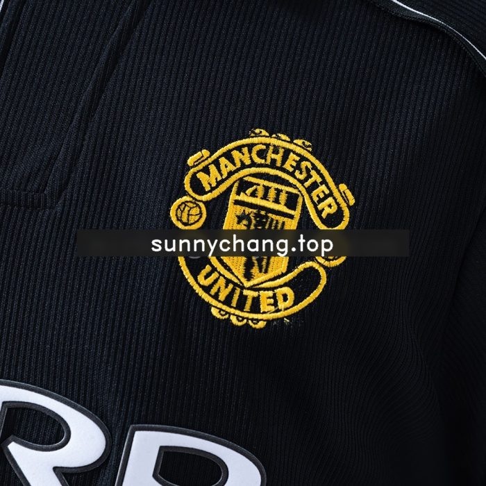 Retro 1998-1999 Manchester United Black Jersey - 图片 4