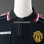 Retro 1998-1999 Manchester United Black Jersey - 图片 6
