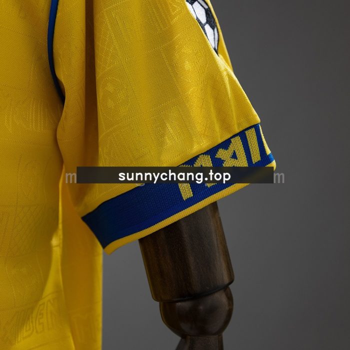 West Ham United 2008 Retro Yellow Jersey - 图片 4