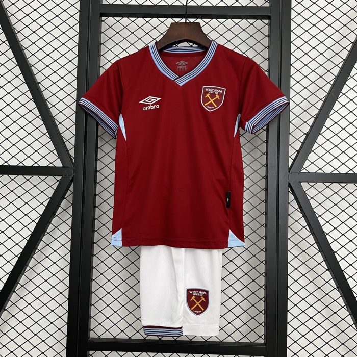 West Ham United 25/26 Home Kids Jersey - 图片 2