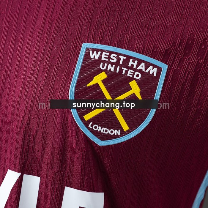 West Ham United 25/26 Player Version Home Jersey - 图片 5
