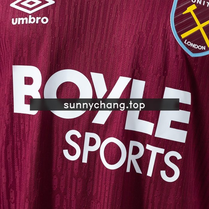 West Ham United 25/26 Player Version Home Jersey - 图片 6