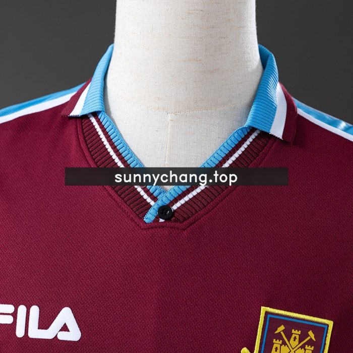 West Ham United 1999-2001 Home Retro Shirt - 图片 8