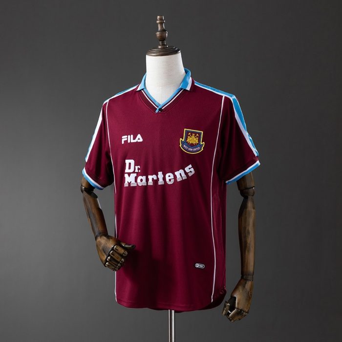 West Ham United 1999-2001 Home Retro Shirt - 图片 9
