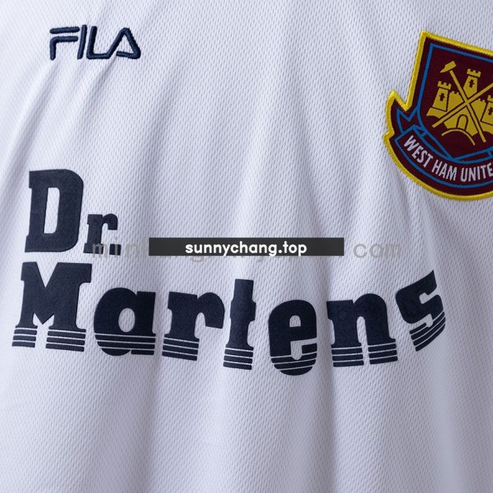 West Ham United 1999-2001 Away Retro Jersey - 图片 6