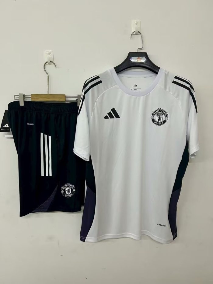 25/26 Man Utd Training Suit White - 图片 3