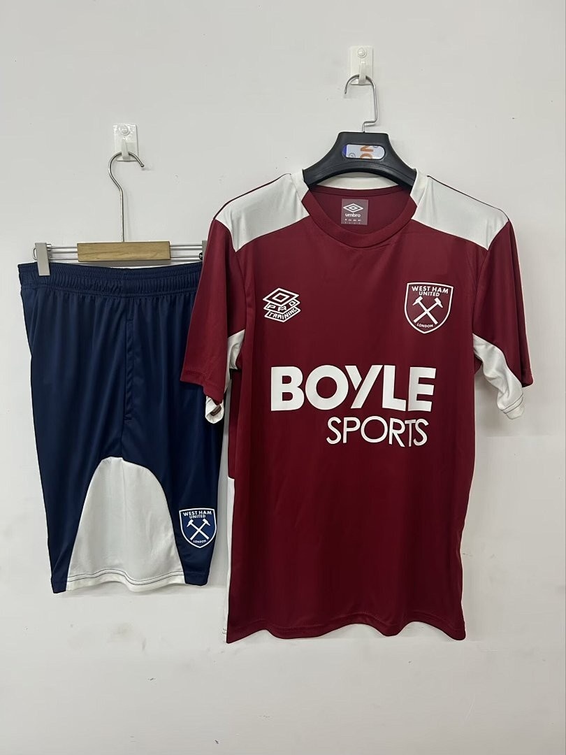 JER-3324_1 West Ham United 25/26 Training Red - 图片 1