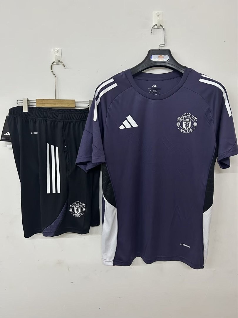 JER-3325_1 25/26 Man Utd Training Suit Purple - 图片 1