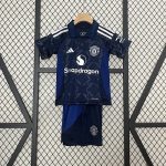24/25 Manchester United Away Kids Jersey