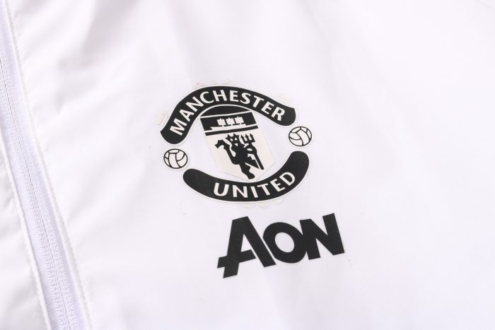 2021 Man Utd White Windbreaker S-2XL - 图片 6