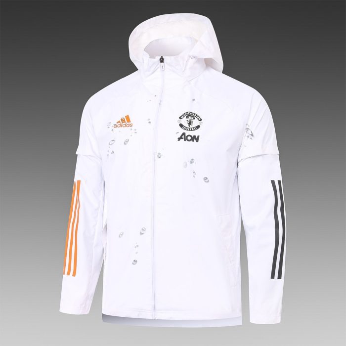 2021 Man Utd White Windbreaker S-2XL - 图片 8