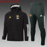 2021 Man Utd Black Windbreaker S-2XL