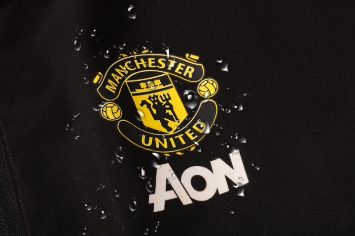 2021 Man Utd Black Windbreaker S-2XL - 图片 7