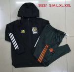 2021 Man Utd Black Windbreaker S-2XL - 图片 9