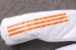 2021 Man Utd White Cotton Jacket - 图片 3