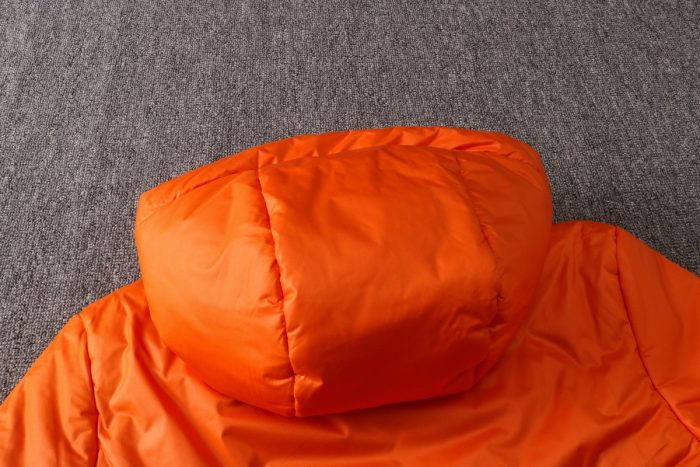 2021 Man Utd Orange Cotton Jacket - 图片 6