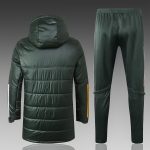 2021 Man Utd Military Green Cotton Jacket - 图片 2