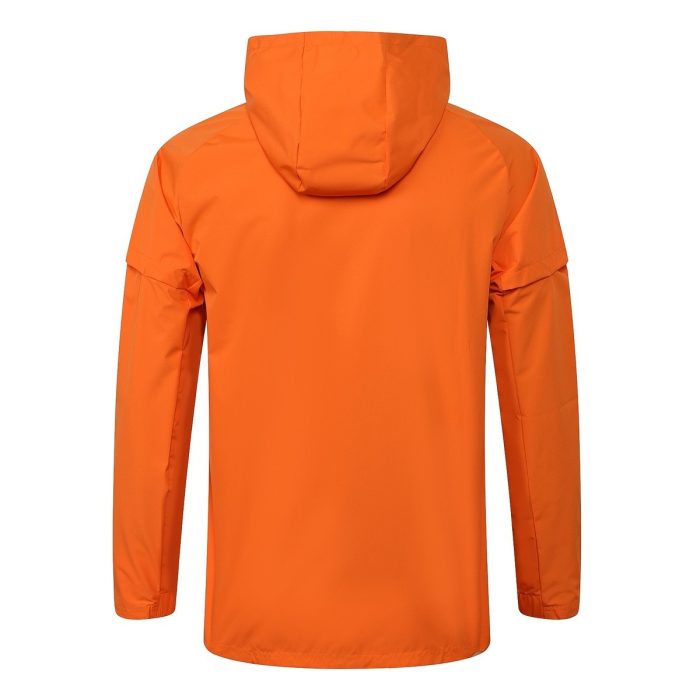 2021 Man Utd Orange Windbreaker S-2XL - 图片 8