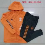 2021 Man Utd Orange Windbreaker S-2XL - 图片 9