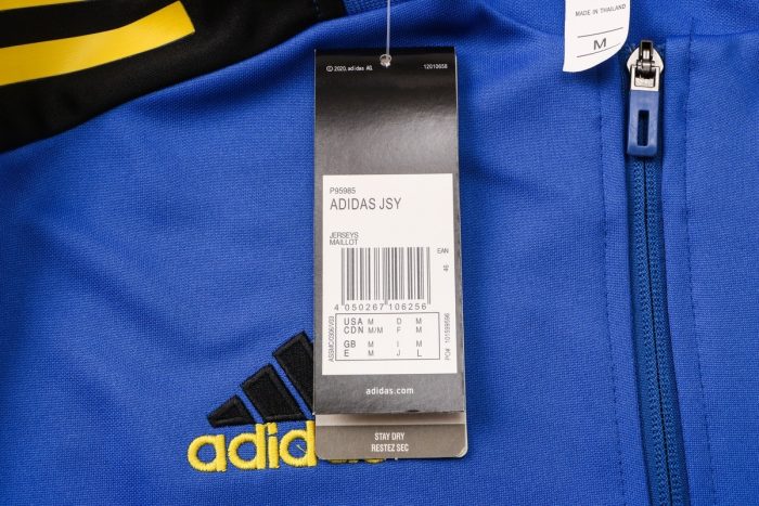 Man Utd 21/22 Long Zipper Jacket Colorful Blue S-2XL - 图片 5