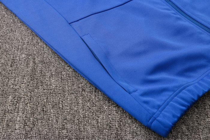 Man Utd 21/22 Long Zipper Jacket Colorful Blue S-2XL - 图片 6