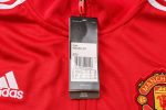 Man Utd 21-22 High Neck Red (White Trim) Long Zipper Jacket - 图片 3