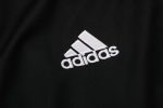 Man Utd 21-22 High Neck Black (White Trim) Long Zipper Jacket - 图片 4