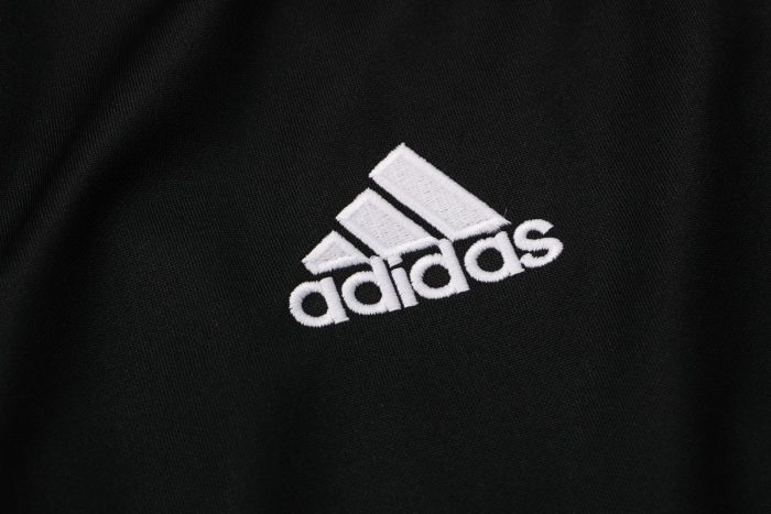 Man Utd 21-22 High Neck Black (White Trim) Long Zipper Jacket - 图片 4